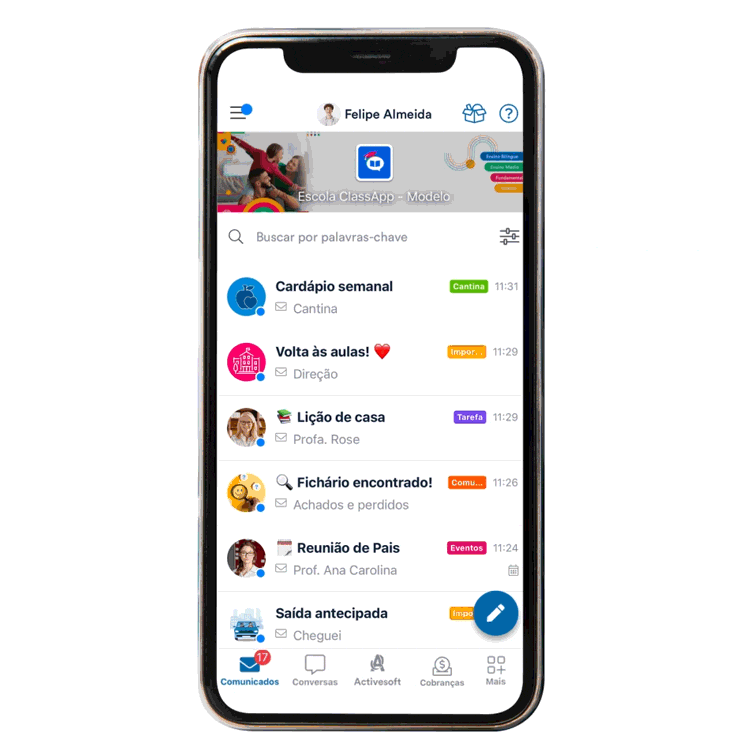 Agenda digital ClassApp